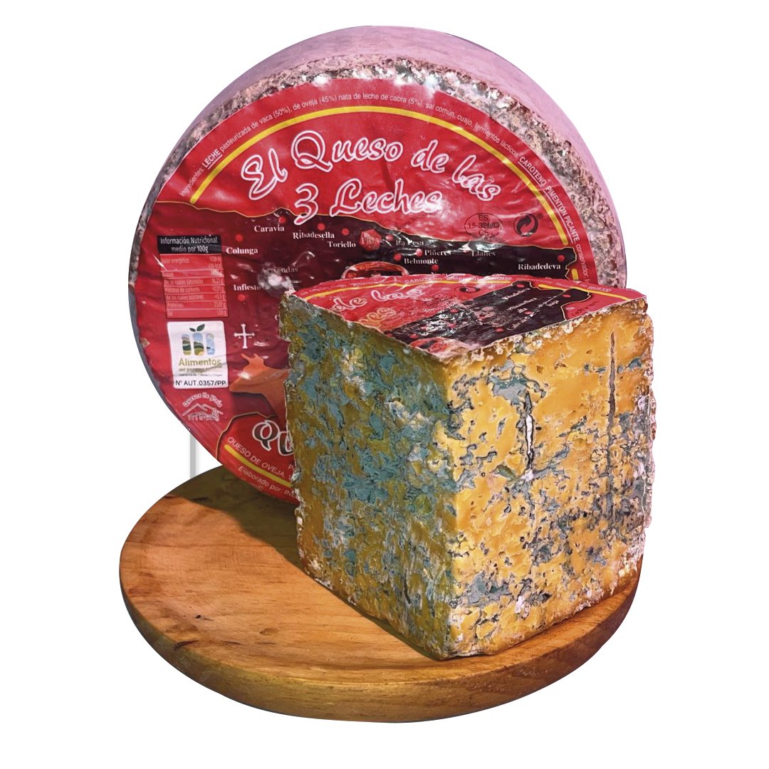 QUESO AZUL (PICANTE) «3 LECHES DE PRIA» (39,95 EUROS/KILO)