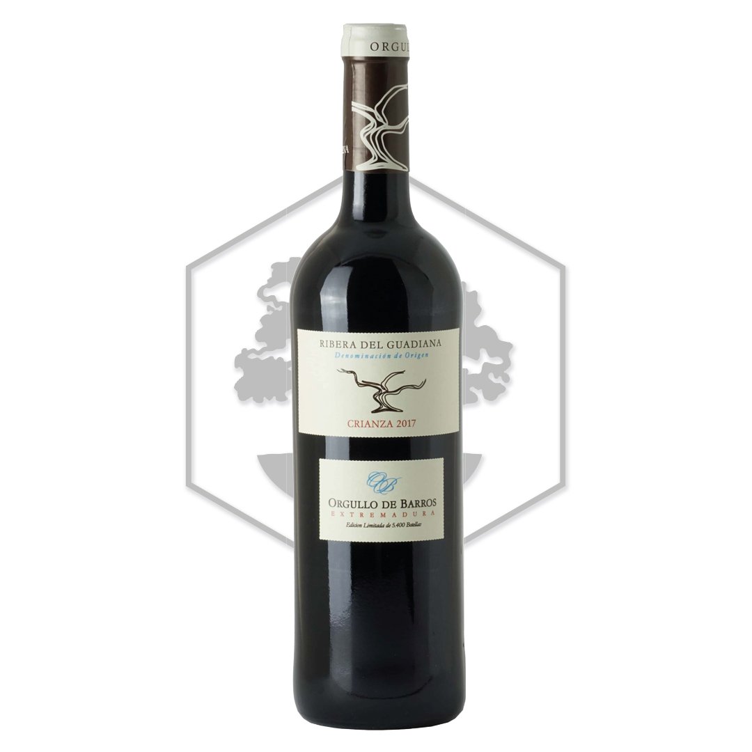 VINO CRIANZA ORGULLO DE BARROS (CAJAS 6 BOT) ( 7,99 EUROS BOT)