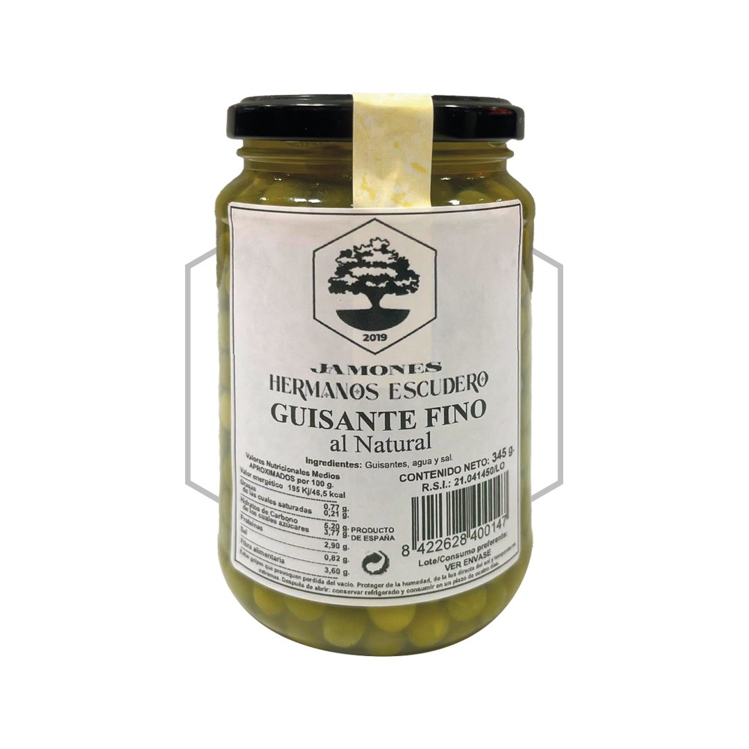GUISANTE FINO AL NATURAL “ESCUDERO” 345G