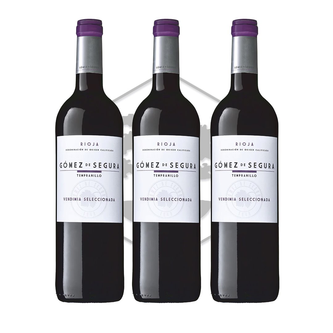 VINO RIOJA «GOMEZ DE SEGURA» (CAJAS 12 BOT) ( 5,99 EUROS/BOT)