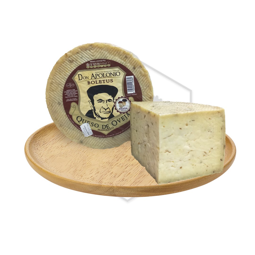 QUESO OVEJA BOLETUS «DON APOLONIO» (37,99 EUROS/KILO)